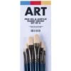 ARTdiscount Pro Oil & Acrylic Filbert Brush Set Of 6