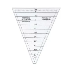 ARTdiscount Triangle Quilting Scale - 45°