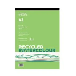 Seawhite Recycled Watercolour Pads - 300gsm - 15 Sheets 5 Seawhite Recycled Watercolour Pads - 300gsm - 15 Sheets -ARTdiscount Recycled watercolour paper A3