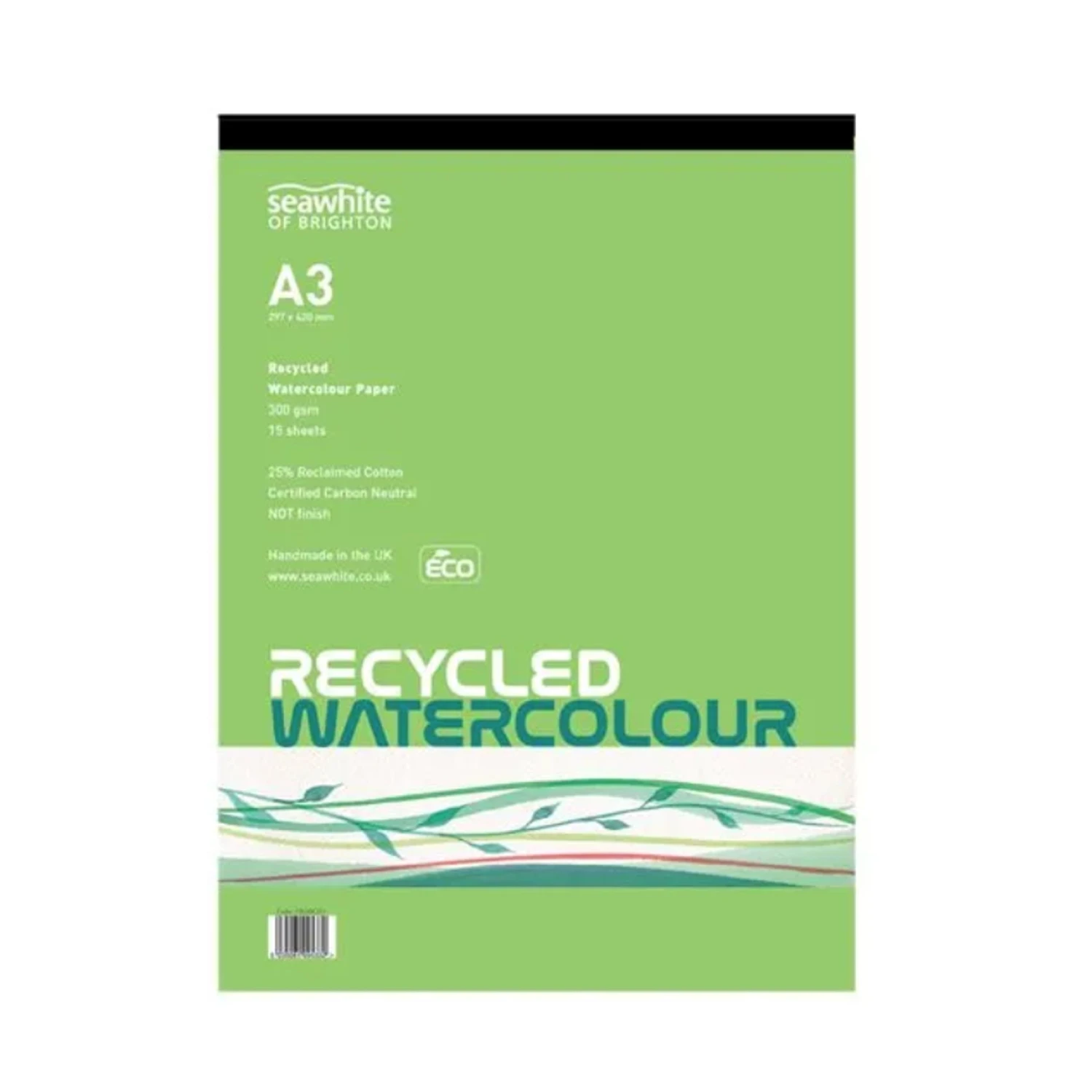 Seawhite Recycled Watercolour Pads - 300gsm - 15 Sheets 3 Seawhite Recycled Watercolour Pads - 300gsm - 15 Sheets - Image 3