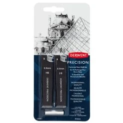 Derwent Precision Mechanical Pencil Refill Leads - 0.5 (HB & 2B)