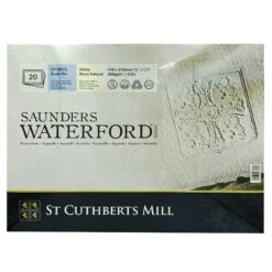 Saunders Waterford Block - 300gsm - 140lb -ARTdiscount Saunders 16x12 cp