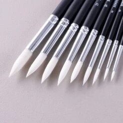 ARTdiscount School Brushes - Packs Of 10 - Round -ARTdiscount School Round Brush4