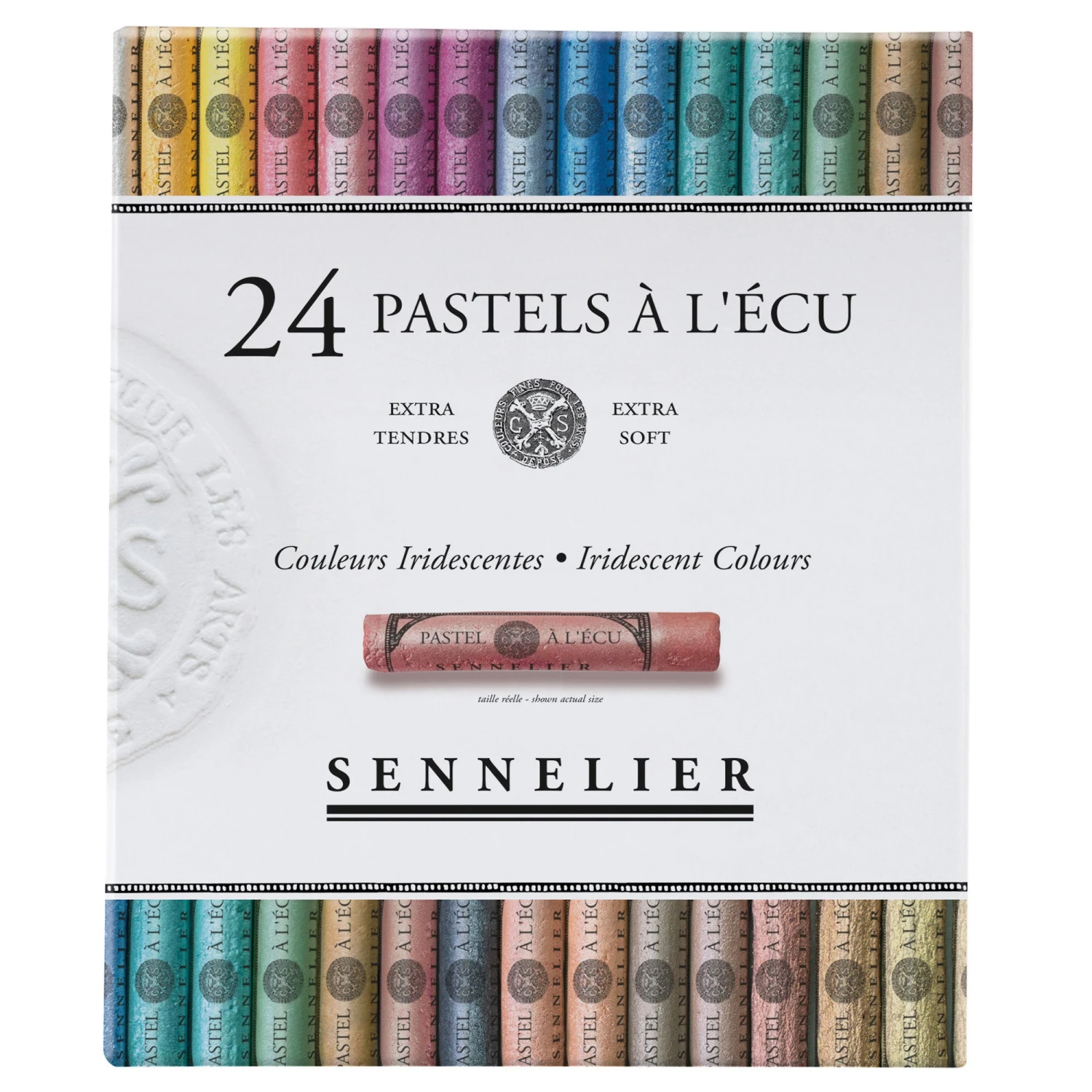 Sennelier Extra Soft Pastel Selection (24 Iridescent / Shimmering Colours) 2 Sennelier Extra Soft Pastel Selection (24 Iridescent / Shimmering Colours) - Image 2