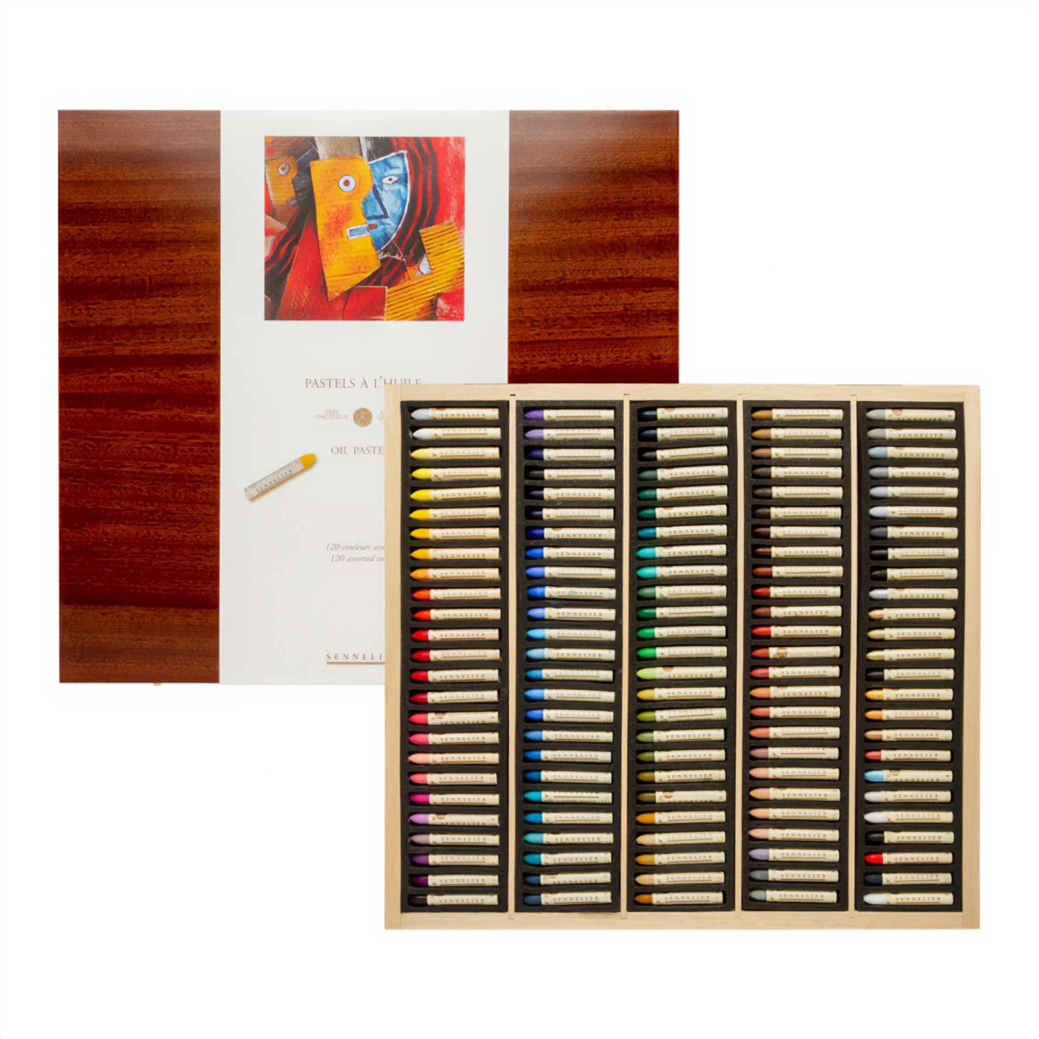 Sennelier 120 Oil Pastel Wooden Box Set 1 Sennelier 120 Oil Pastel Wooden Box Set