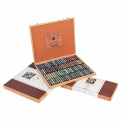 Sennelier Soft Pastels Wooden Box Selection - Landscape Set Of 100