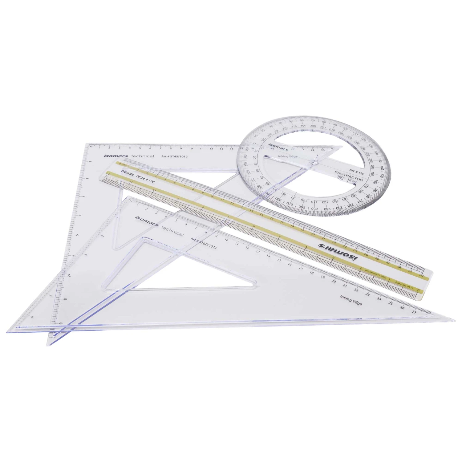 Isomars Set Square Technical Set Of 4 1 Isomars Set Square Technical Set Of 4