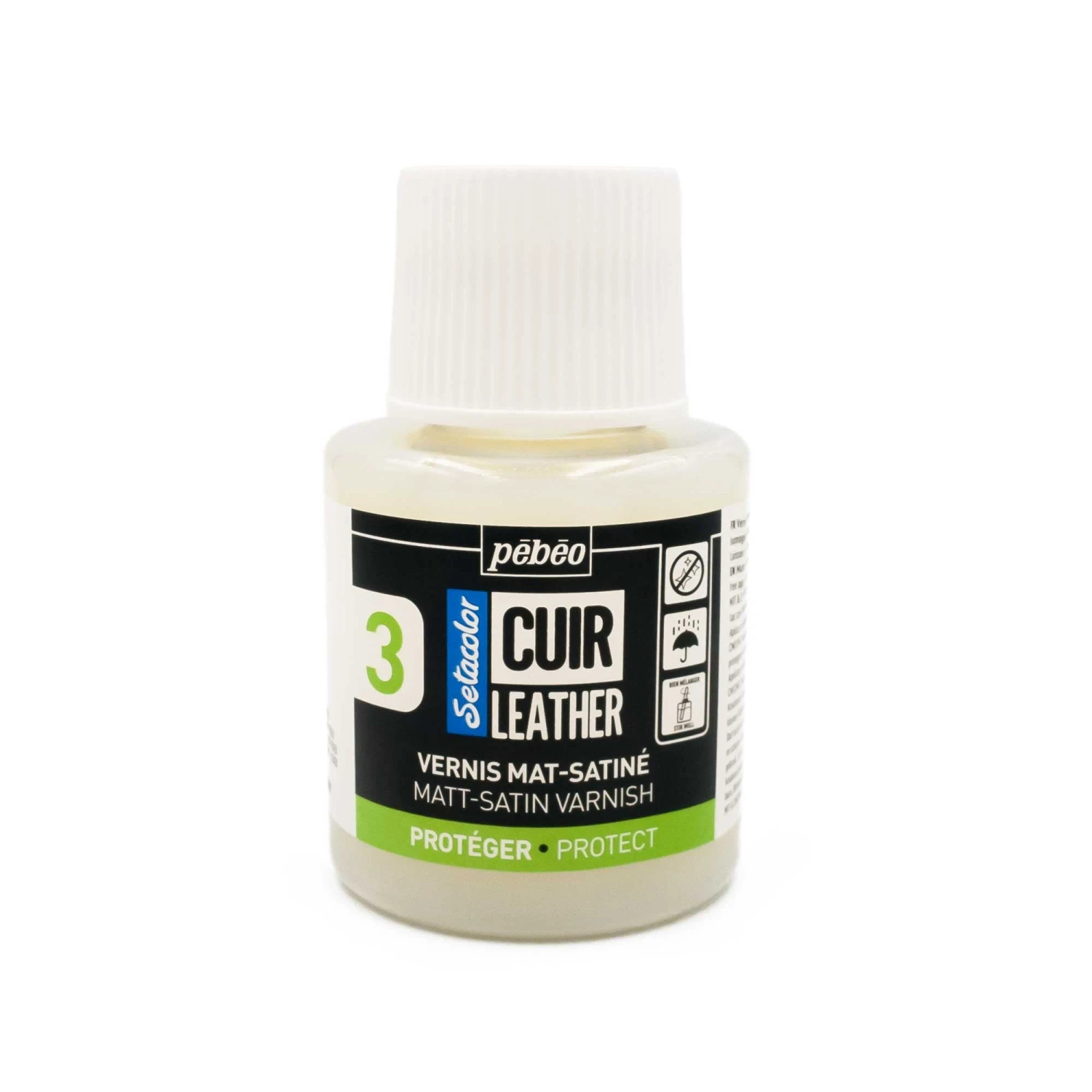 Pebeo Setacolour Leather Matt-Satin Varnish - 110ml 1 Pebeo Setacolour Leather Matt-Satin Varnish - 110ml