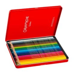 Caran D'Ache Supracolor Soft Aquarelle Pencil Metal Tins -ARTdiscount Supracolour Tin