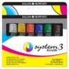 Daler-Rowney System3 Acrylic Starter Set - 6 X 22ml Tubes