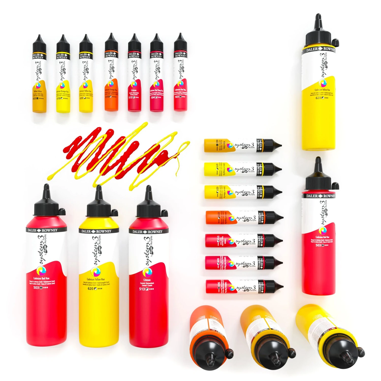 Daler-Rowney System3 Fluid Acrylic 250ml 3 Daler-Rowney System3 Fluid Acrylic 250ml - Image 3