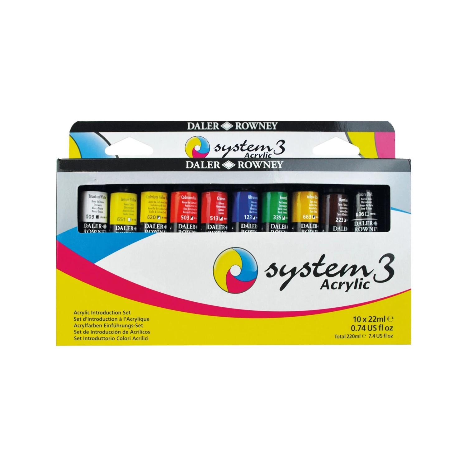 Daler-Rowney System3 Acrylic Introductory Set 1 Daler-Rowney System3 Acrylic Introductory Set