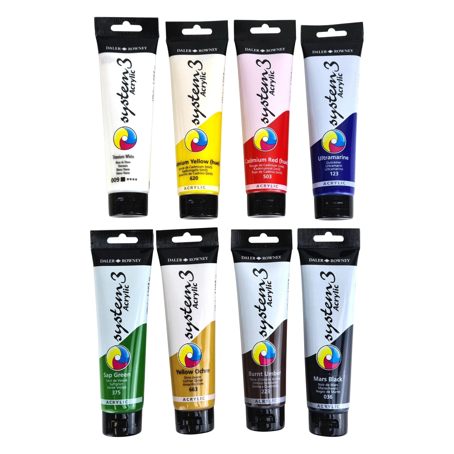 Daler-Rowney System3 Original Jumbo Selection Set 8 X 150ml Tubes 2 Daler-Rowney System3 Original Jumbo Selection Set 8 X 150ml Tubes - Image 2