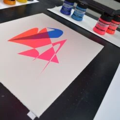 Daler-Rowney System3 Screen Printing Acrylic Colour - 250ml - (Black Cap) 7 Daler-Rowney System3 Screen Printing Acrylic Colour - 250ml - (Black Cap) -ARTdiscount Sys3 Screen Printing 4