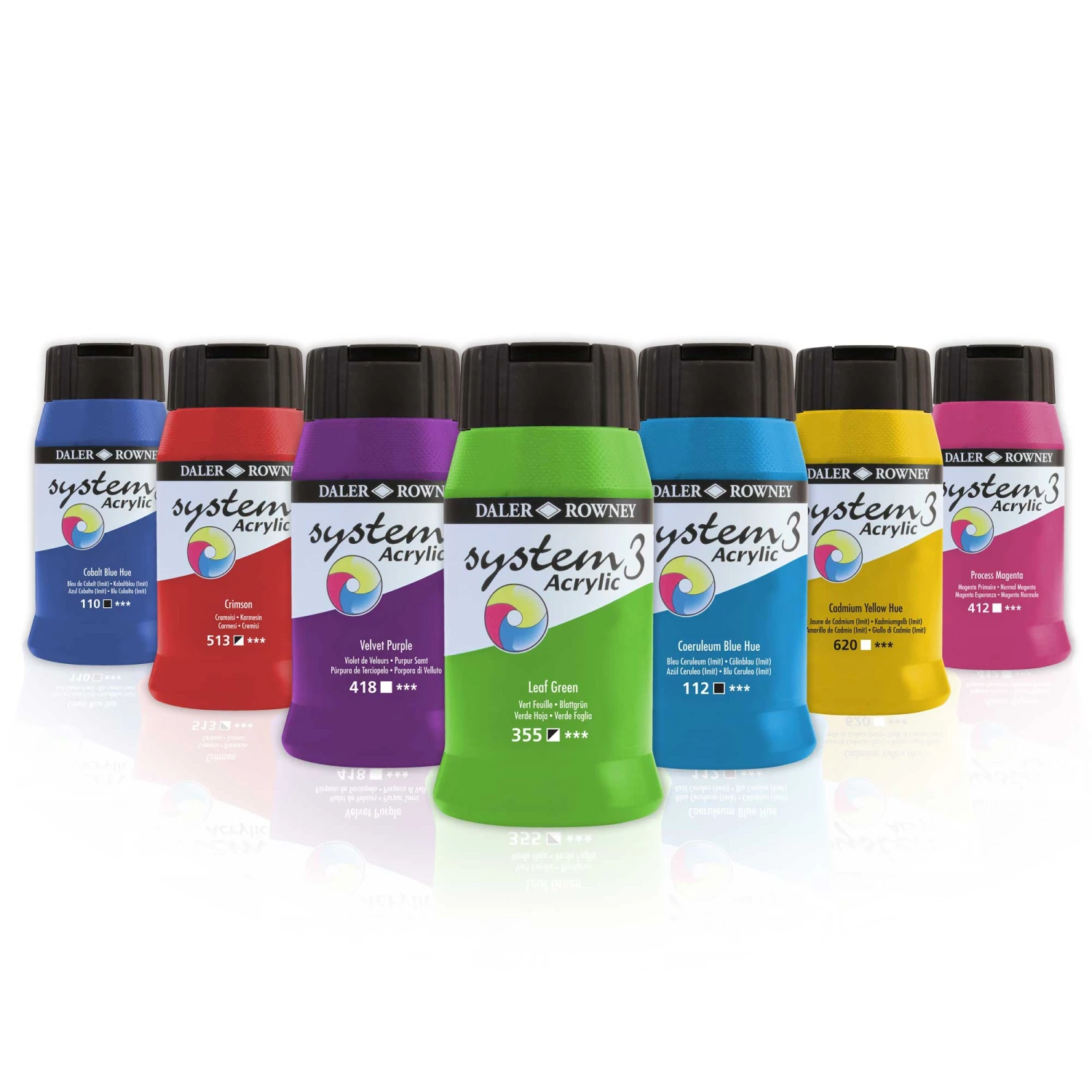 Daler-Rowney System3 Acrylic Paint - 500ml 2 Daler-Rowney System3 Acrylic Paint - 500ml - Image 2