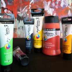 Daler-Rowney System3 Acrylic Paint - 150ml -ARTdiscount System3 Acrylic Mood Shot