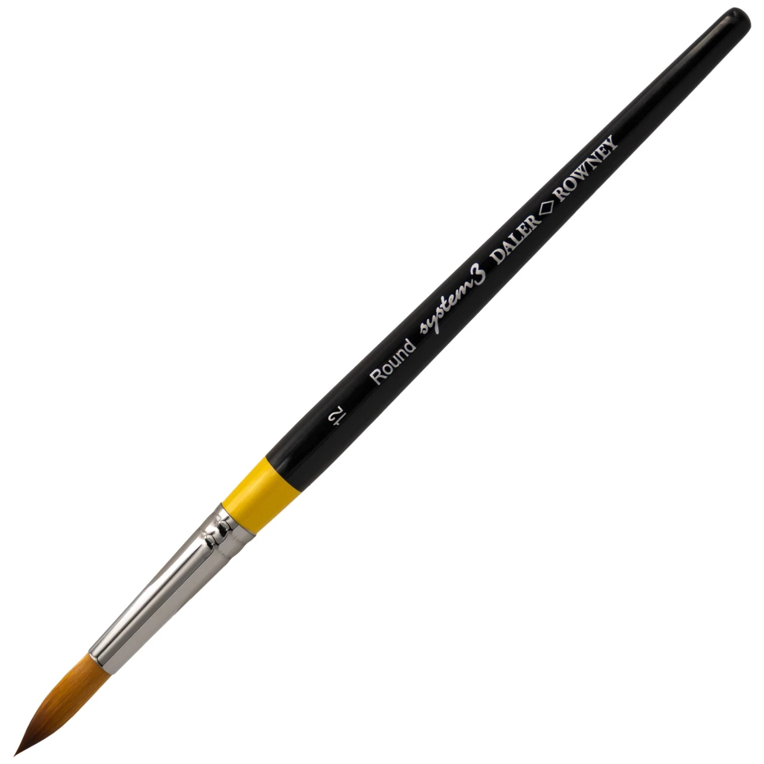 Daler-Rowney System3 - Short Handled Round Brushes - SY85 1 Daler-Rowney System3 - Short Handled Round Brushes - SY85