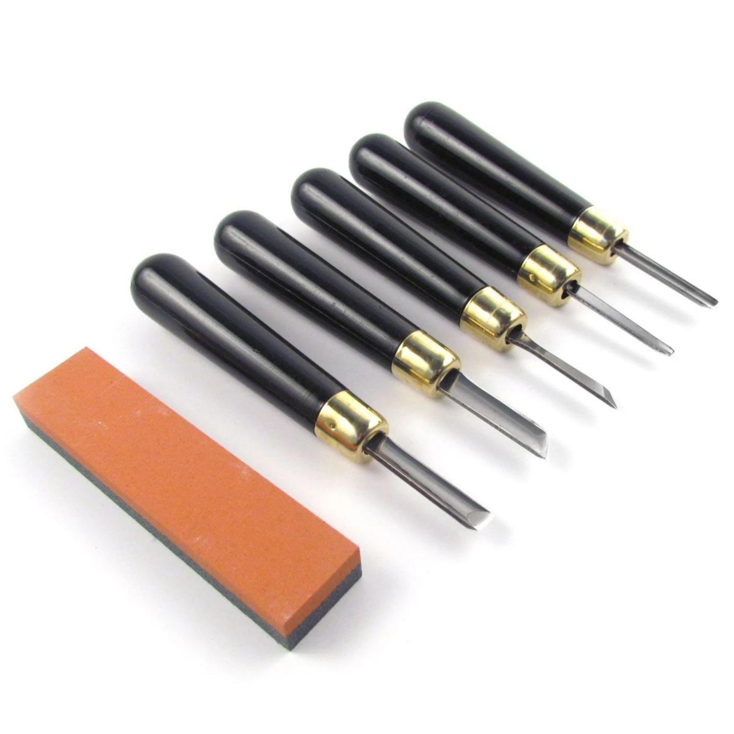 RGM Student Lino Set Of 5 Tools + 1 Dual Sharpening Stone 2 RGM Student Lino Set Of 5 Tools + 1 Dual Sharpening Stone - Image 2