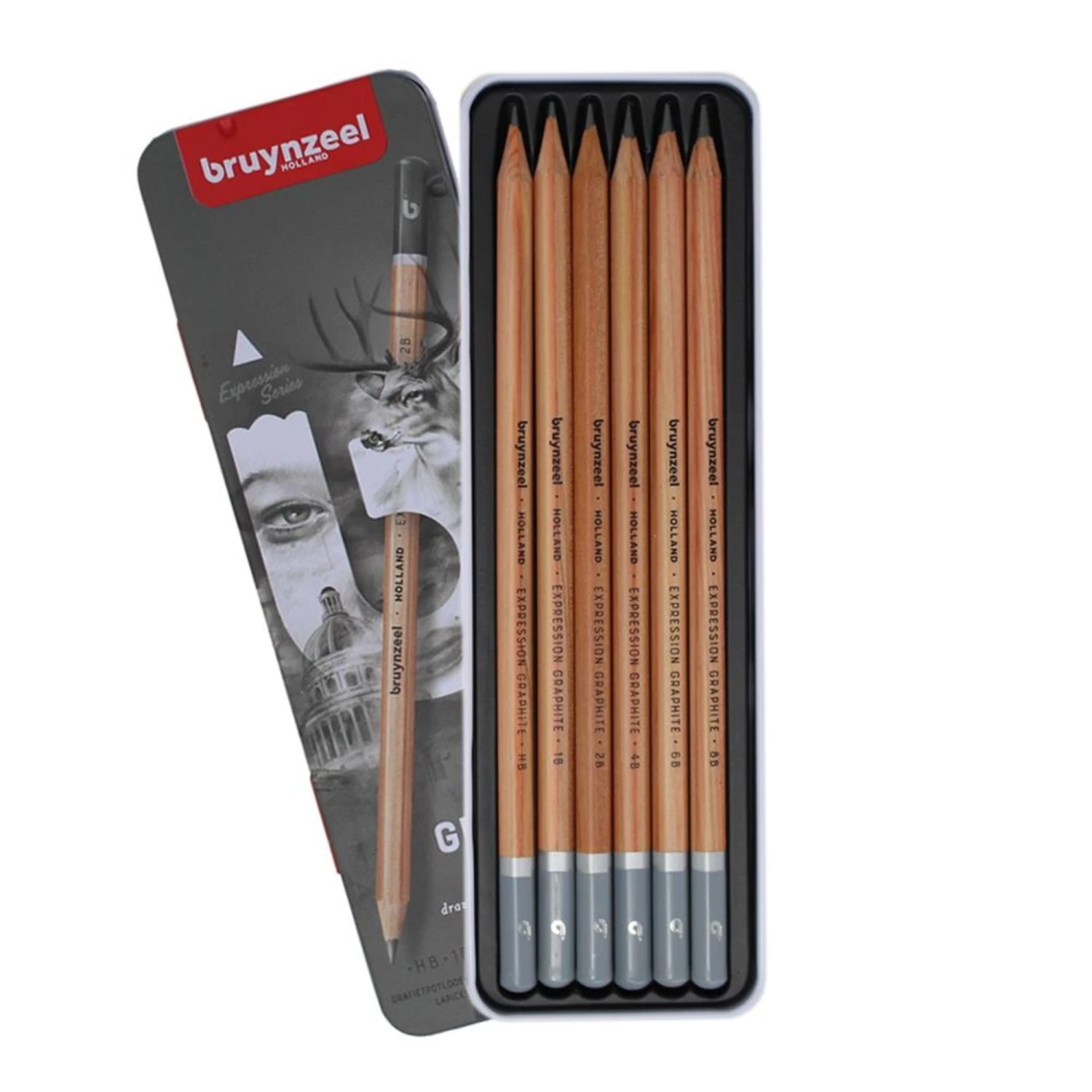Bruynzeel Graphite Pencil Tins 1 Bruynzeel Graphite Pencil Tins