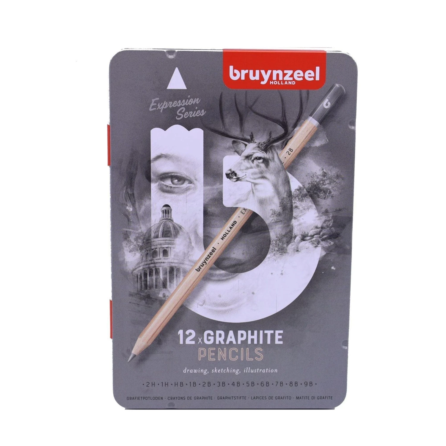 Bruynzeel Graphite Pencil Tins 2 Bruynzeel Graphite Pencil Tins - Image 2