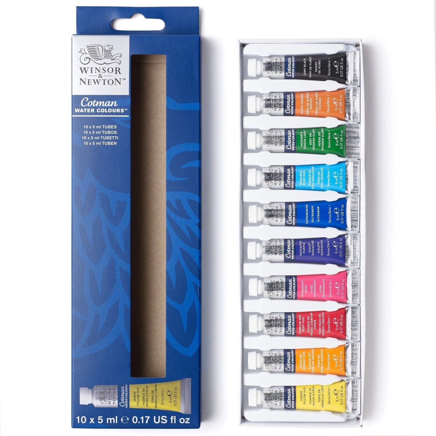 Winsor & Newton Cotman Watercolour Set 10 Tubes X 5ml 2 Winsor & Newton Cotman Watercolour Set 10 Tubes X 5ml - Image 2