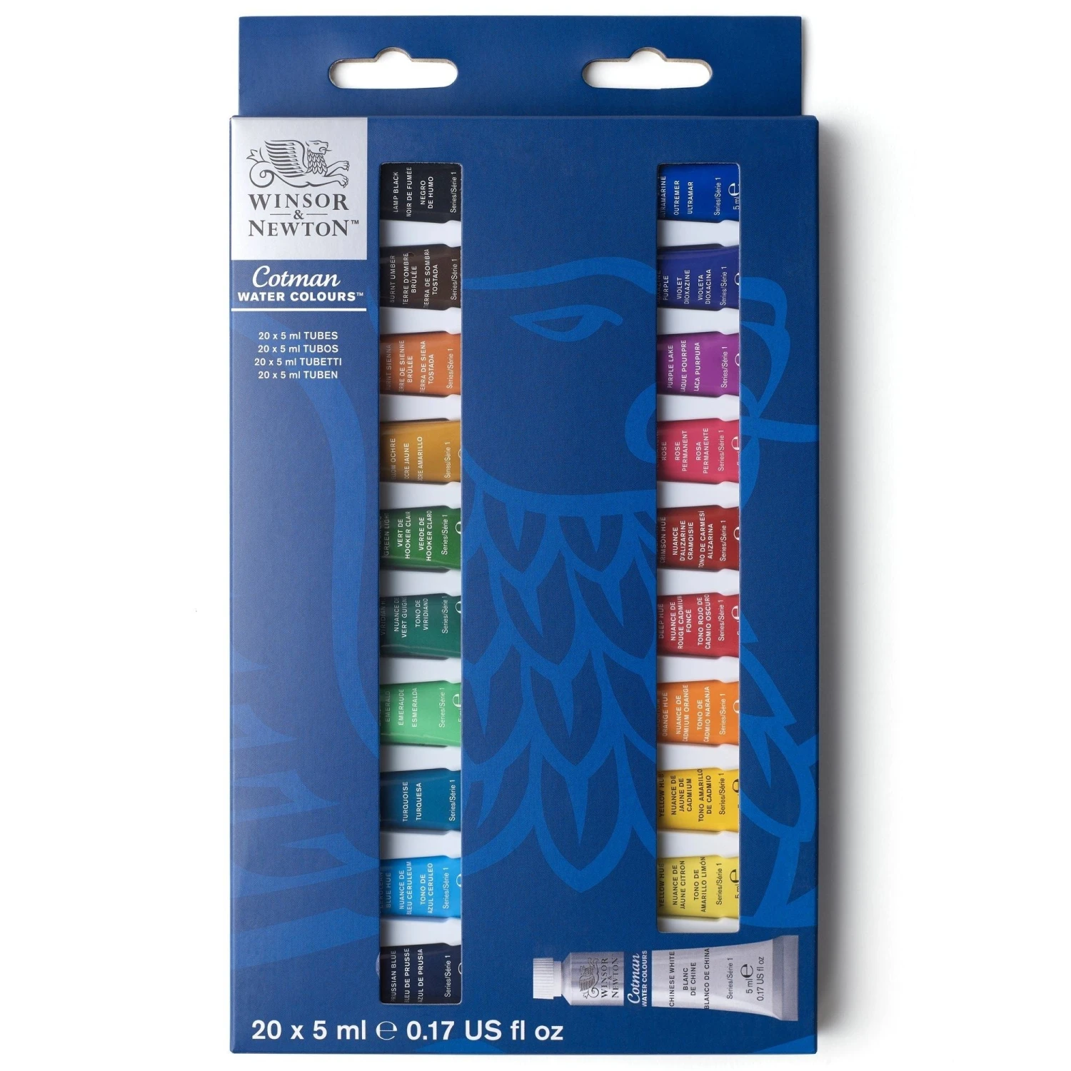 Winsor & Newton Cotman Watercolour Set 20 Tubes X 5ml 1 Winsor & Newton Cotman Watercolour Set 20 Tubes X 5ml