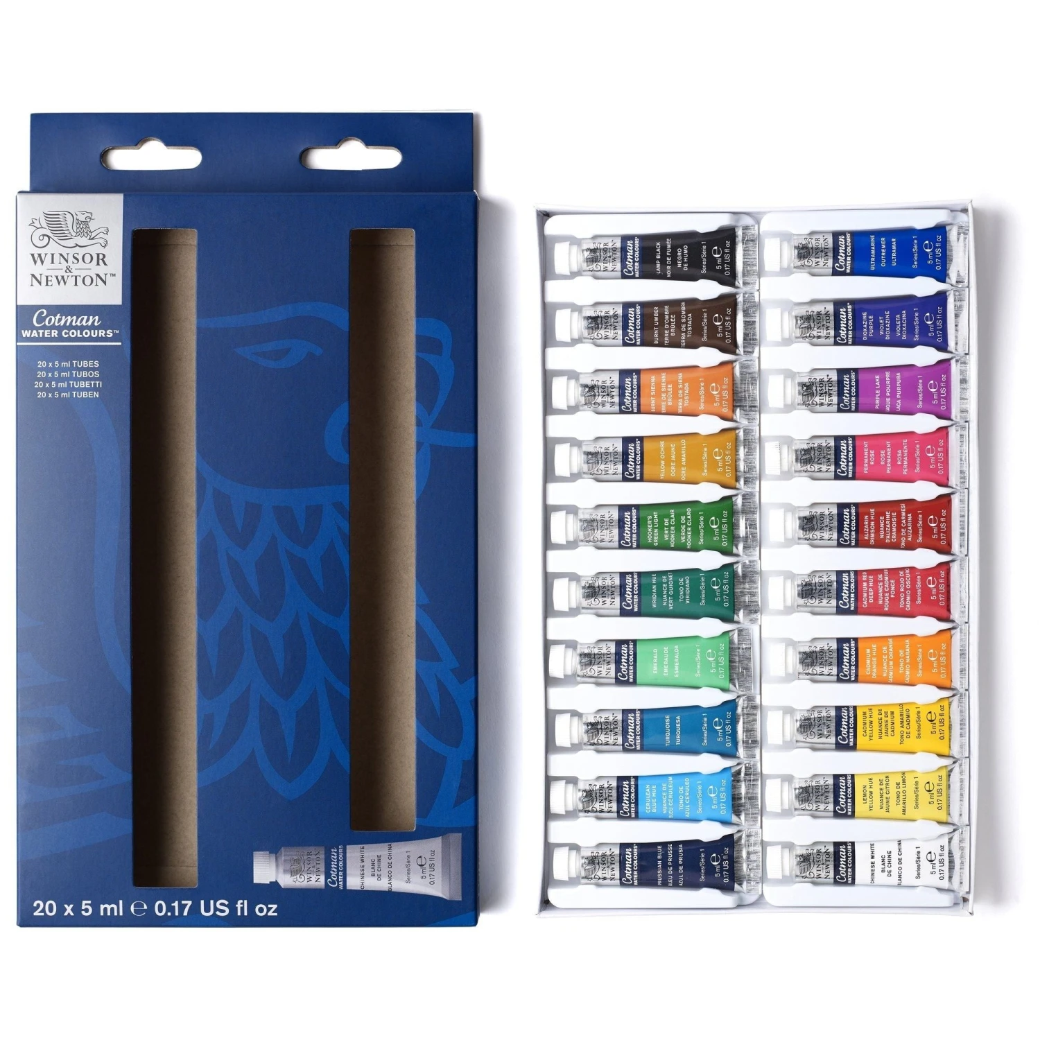 Winsor & Newton Cotman Watercolour Set 20 Tubes X 5ml 2 Winsor & Newton Cotman Watercolour Set 20 Tubes X 5ml - Image 2