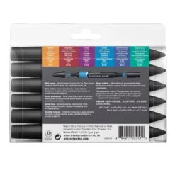 Winsor & Newton Promarker BRUSH - Set Of 6 Rich Tones -ARTdiscount Untitleddesign 83