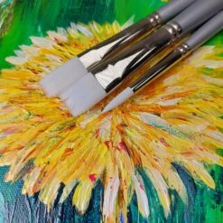 Pro Arte Sterling Acrylic Brushes - W6 - Set Of 3 7 Pro Arte Sterling Acrylic Brushes - W6 - Set Of 3 -ARTdiscount W6 set acrylic oil