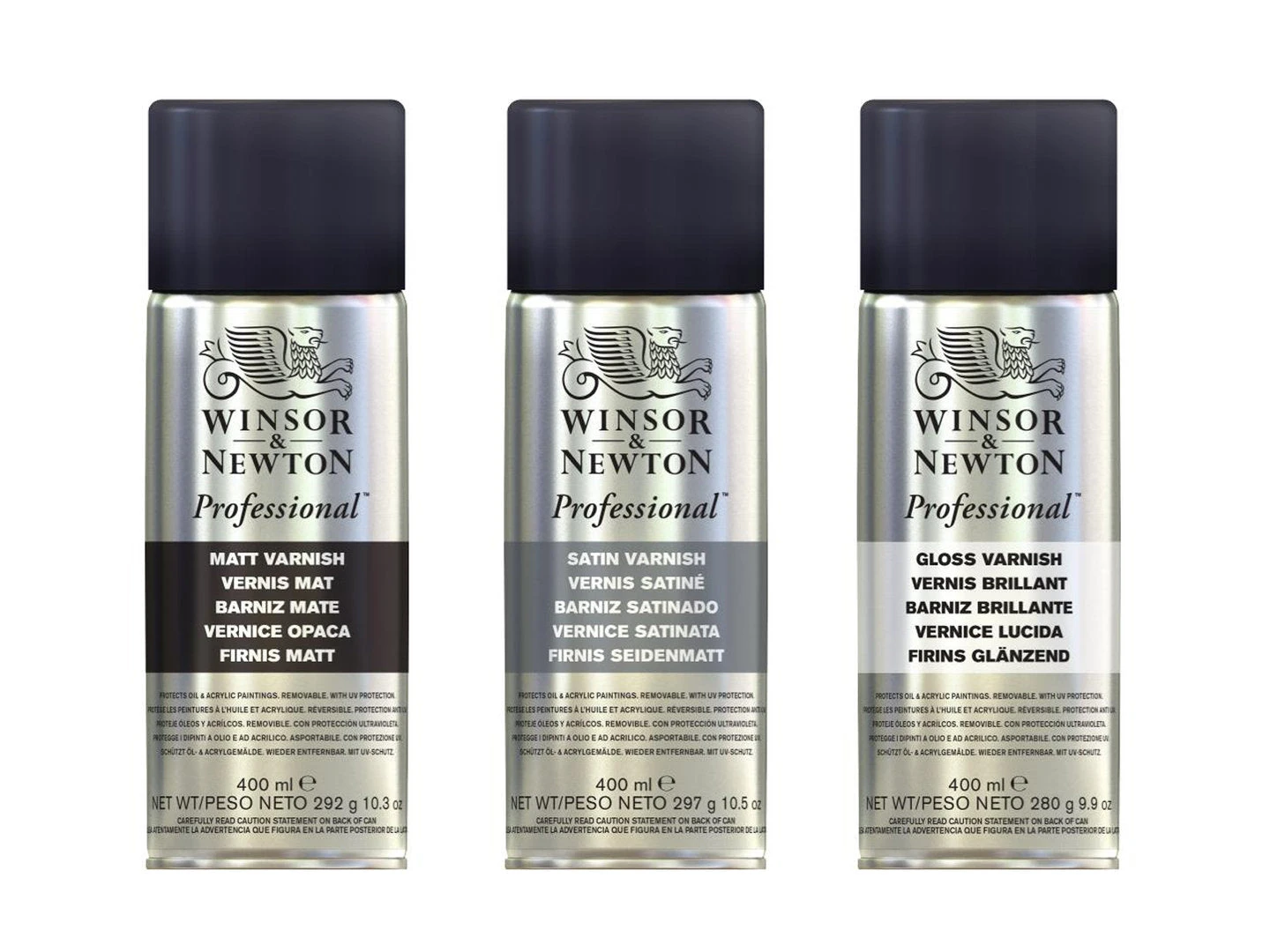 Winsor & Newton Professional Picture Varnish 400ml - (Aerosol) 1 Winsor & Newton Professional Picture Varnish 400ml - (Aerosol)
