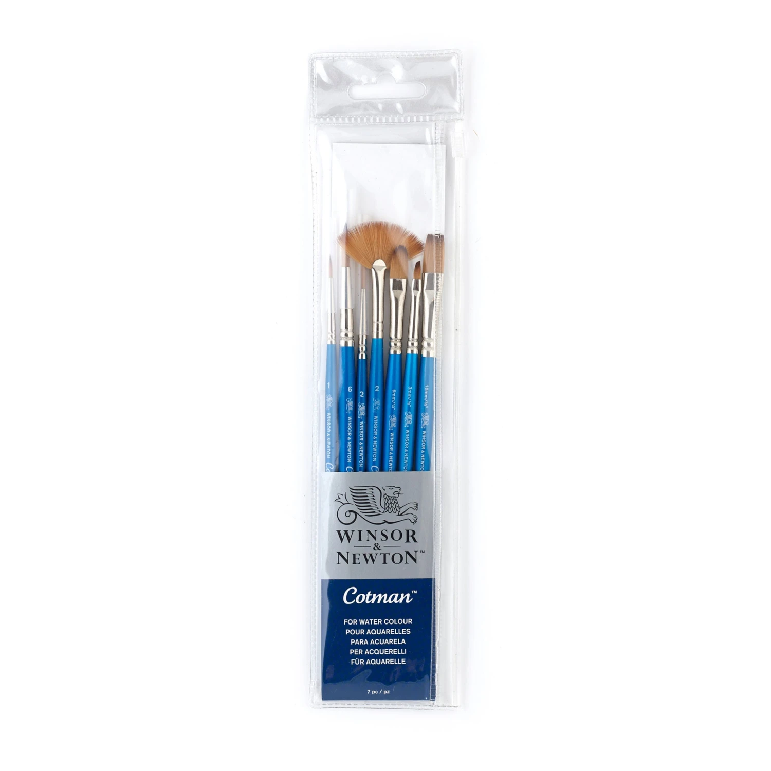 Winsor & Newton Cotman Watercolour Brush - Set Of 7 1 Winsor & Newton Cotman Watercolour Brush - Set Of 7