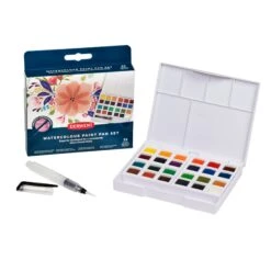 Derwent Watercolour Paint Pan Set Of 24