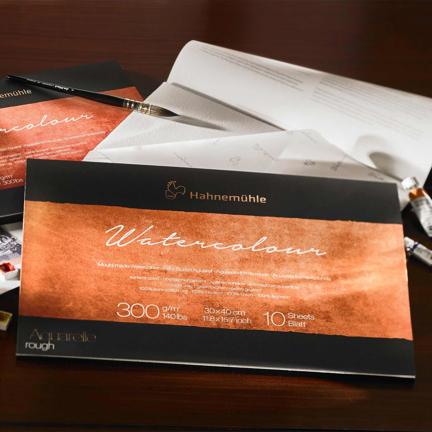 Hahnemühle Watercolour Blocks - 300gsm / 140Ibs - 10 Sheets - 30x40cm 2 Hahnemühle Watercolour Blocks - 300gsm / 140Ibs - 10 Sheets - 30x40cm - Image 2