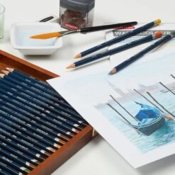 Derwent Watercolour Wood Box Set Of 72 Pencils 8 Derwent Watercolour Wood Box Set Of 72 Pencils -ARTdiscount Watercolour Pencil Wood Box 4