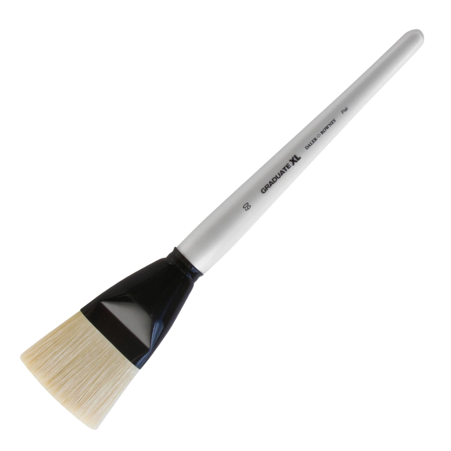 Daler-Rowney Graduate XL White Bristle Flat Brushes 3 Daler-Rowney Graduate XL White Bristle Flat Brushes - Image 3