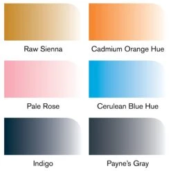 Winsor & Newton Promarker Watercolour Set Of 6 - Skyscape Tones -ARTdiscount Winsor Newton Promarker Watercolour Skyscape Tones