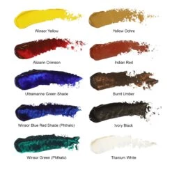 Winsor & Newton Artists Oil Colour Introductory Set - 10 X 21ml Tubes -ARTdiscount Winsor Newton Artists Oil Colour Introductory Set 7