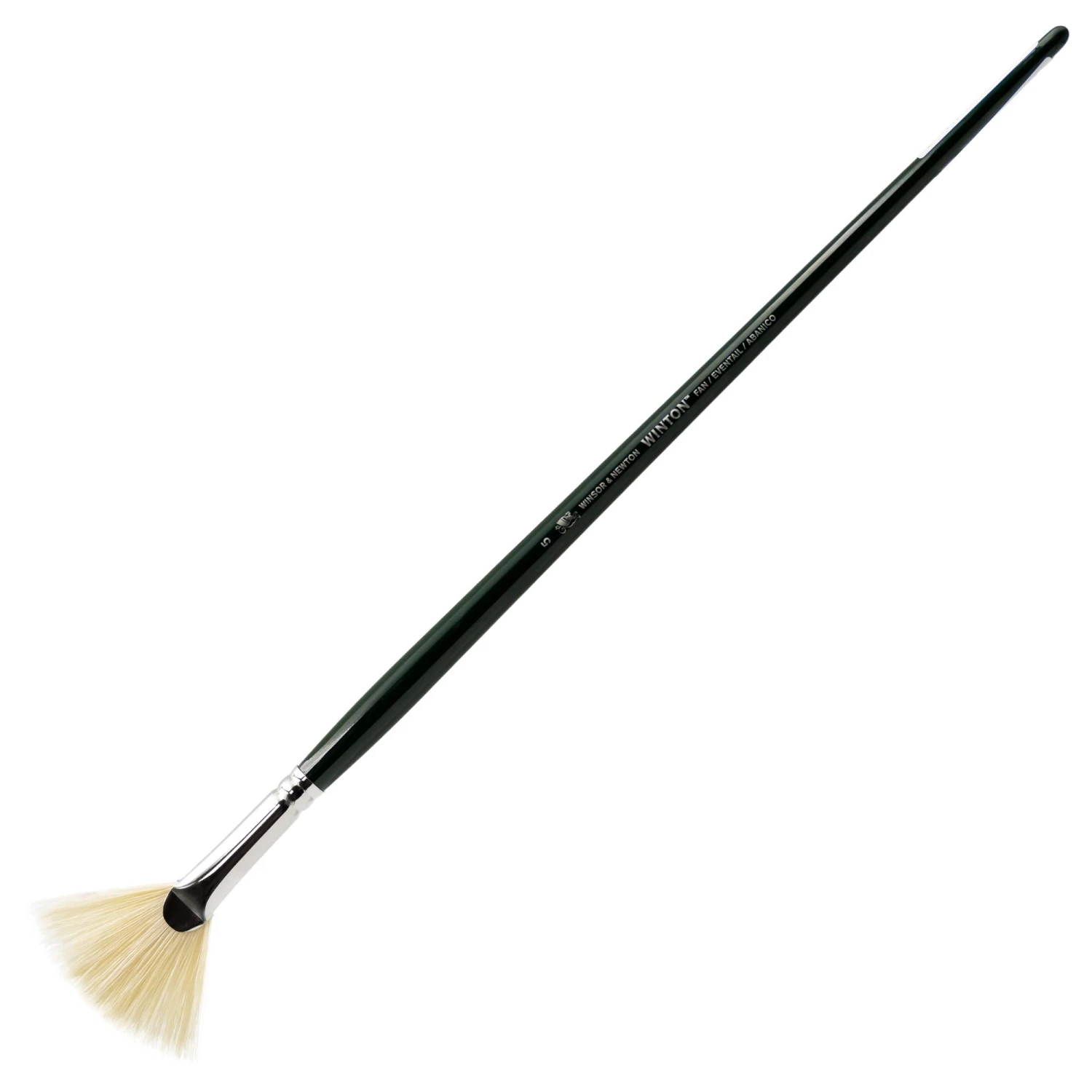 Winsor & Newton Winton Long Handled Hog Brush - Fan 1 Winsor & Newton Winton Long Handled Hog Brush - Fan