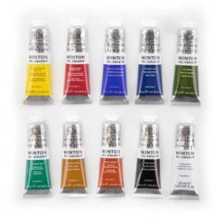 Winsor & Newton Winton Oil Colour 10 X 37ml Tube Set -ARTdiscount Winton Oil colour set contents 2