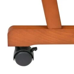 MEEDEN Large Artists Print Rack With Castors - Walnut -ARTdiscount Wooden Large Print Rack with Castors 1