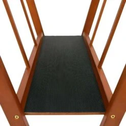 MEEDEN Large Artists Print Rack With Castors - Walnut -ARTdiscount Wooden Large Print Rack with Castors Walnut