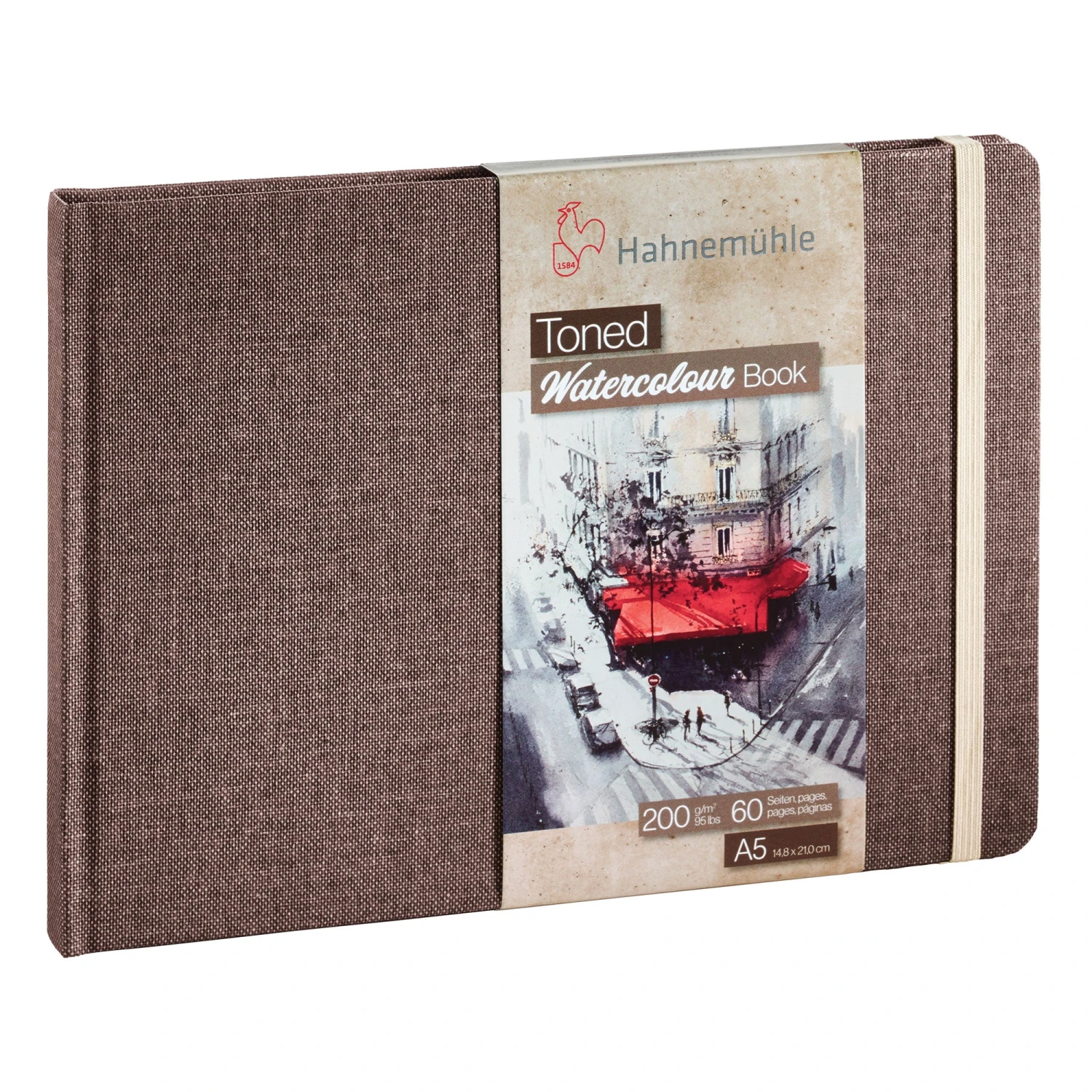 Hahnemühle 'Toned' Watercolour Books - Beige - 200gsm (95lb) 2 Hahnemühle 'Toned' Watercolour Books - Beige - 200gsm (95lb) - Image 2