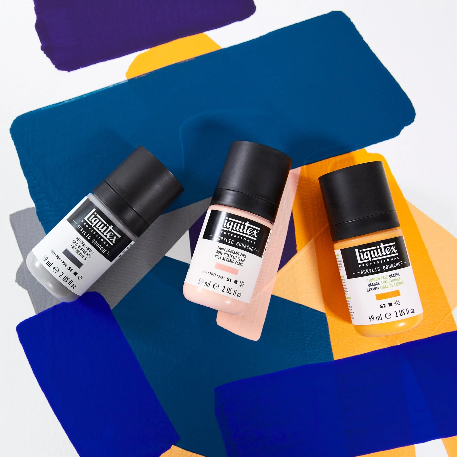 Liquitex Acrylic Gouache 59ml Bottles 3 Liquitex Acrylic Gouache 59ml Bottles - Image 3