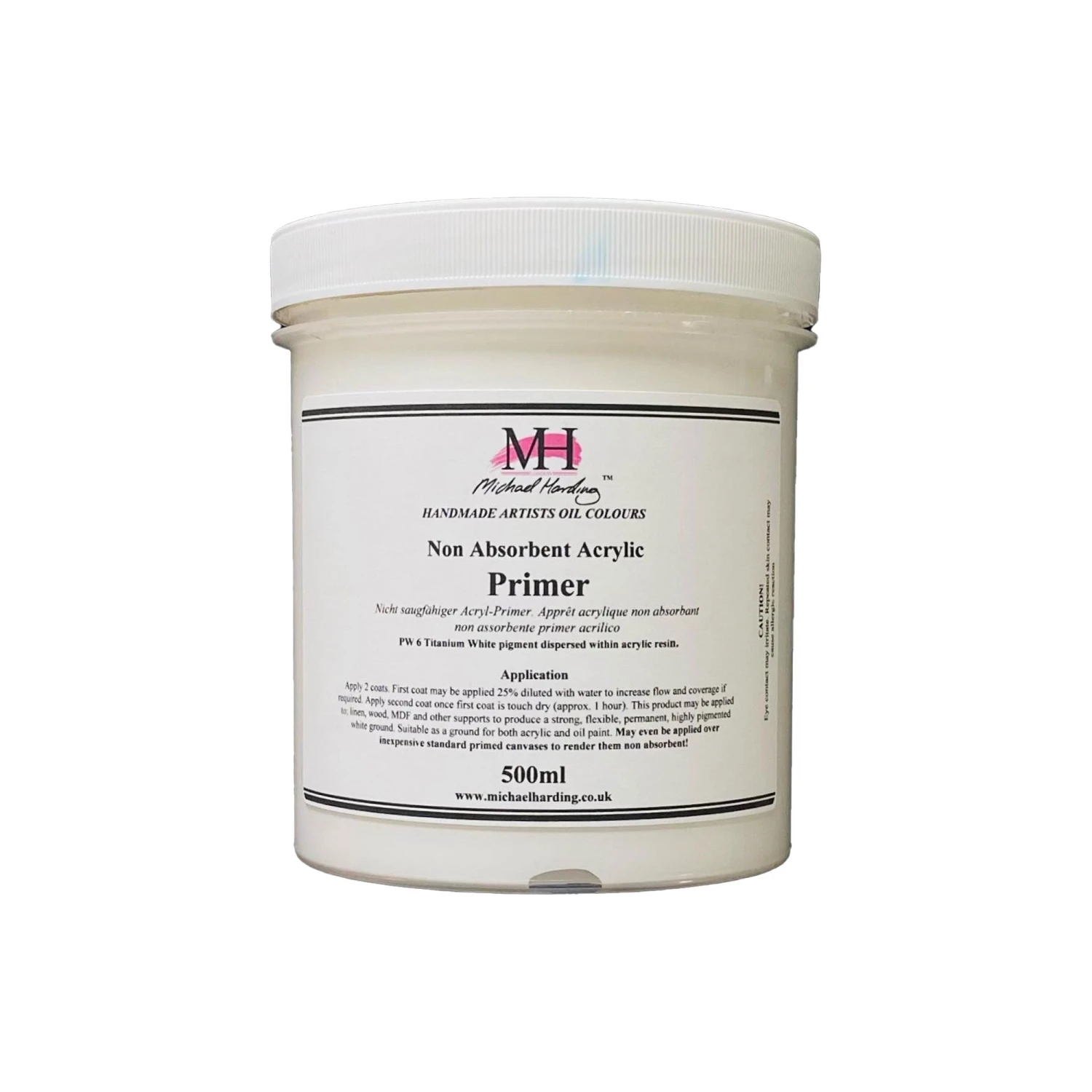 Michael Harding Non-Absorbent Acrylic White Primer 1 Michael Harding Non-Absorbent Acrylic White Primer