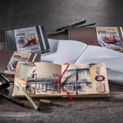 Hahnemühle 'Toned' Watercolour Books - Beige - 200gsm (95lb) 9 Hahnemühle 'Toned' Watercolour Books - Beige - 200gsm (95lb) -ARTdiscount beige 2