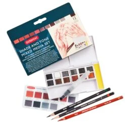 Derwent Shade And Tone Mixed Media Set -ARTdiscount derwent 7