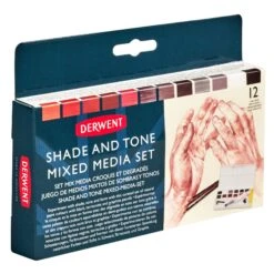 Derwent Shade And Tone Mixed Media Set -ARTdiscount derwent 8