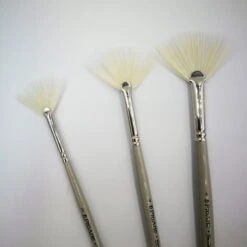 Pro Arte Series D Bristlene Oil Brushes - Fan -ARTdiscount fan 1
