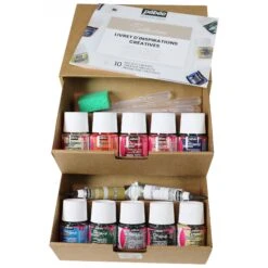 Pebeo Fantasy Prisme - Honeycomb Effect Colours - Set Of 10 X 45ml -ARTdiscount fantasy 2