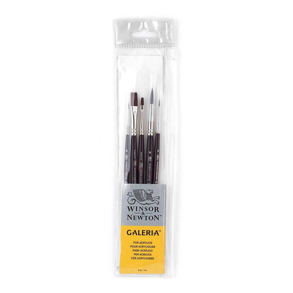 Winsor & Newton Galeria Acrylic Brush Set 1 Winsor & Newton Galeria Acrylic Brush Set